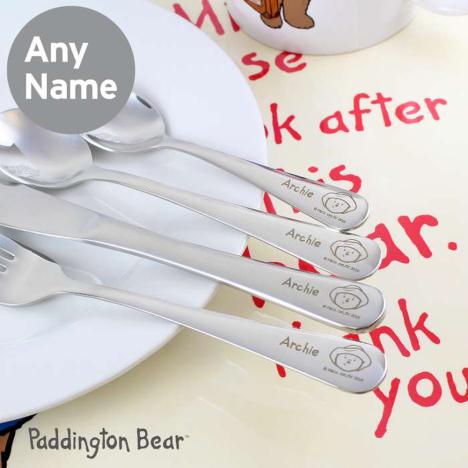 Personalised Paddington Bear Cutlery Set Extra Image 3
